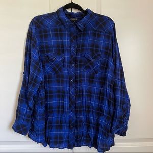Plaid Torrid Long Sleeve Button Up